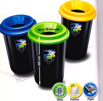 Odpad koš UH 50 litrů ECO BIN color